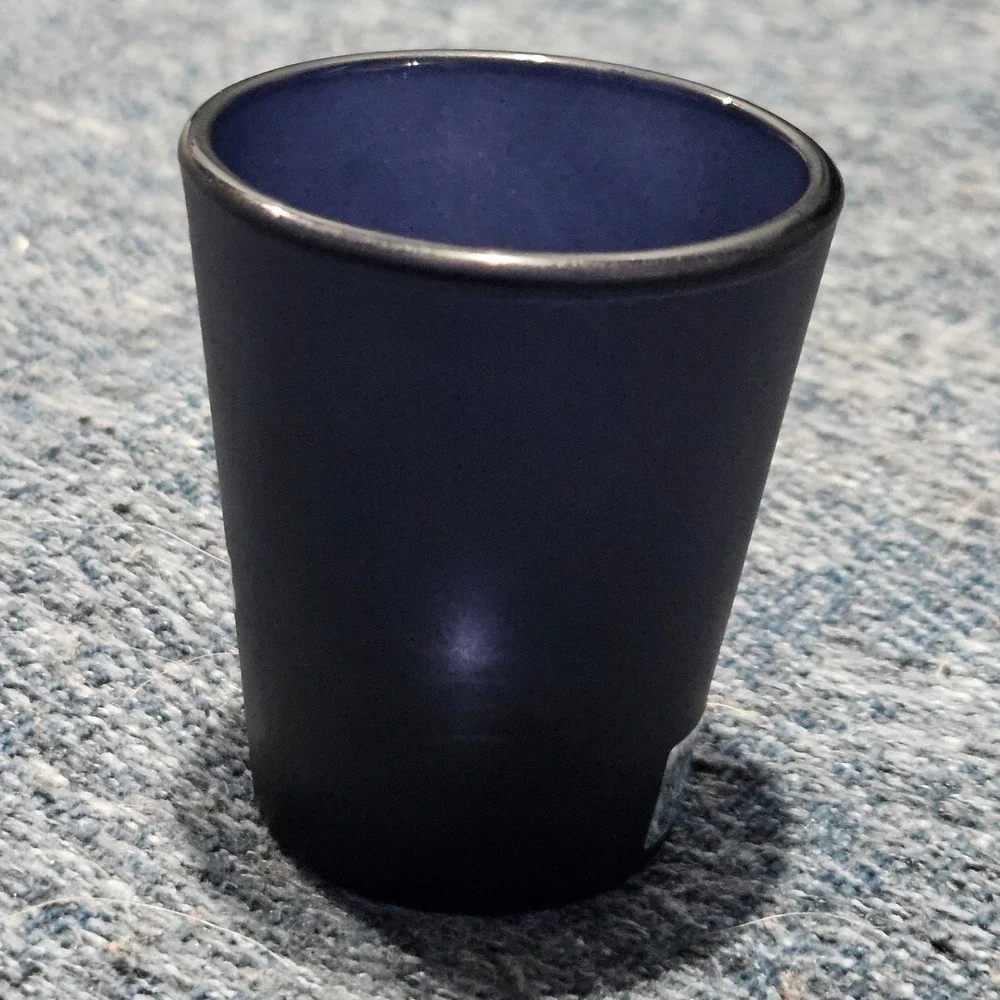 Dallas Cowboys NFL Shot Glass Matte Black Blue Silver Star Logo Barware